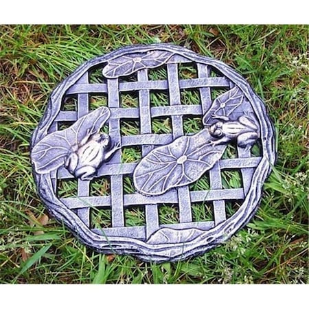 Oakland Living Corporation Oakland Living 5153-AP - Frog Stepping Stone - Antique Pewter 5153-AP